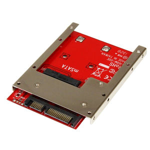 StarTech.com Adaptador Conversor de SSD mSATA a SATA de 2,5 Pulgadas - Convertidor tarjetas y adaptadores de interfaz SATA mSATA 3.0 Si