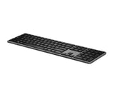 HP Teclado inalámbrico 975 de modo dual, Tamaño completo (100%), RF inalámbrico + bluetooth, Negro