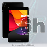 TABLET VORAGO PAD-7-KIDS 8"ANDROID 13 QUADCORE 4GB 64GB DUALCAM WIFI BT GMS NEGRA
