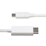 StarTech.com Cable USB C a DisplayPort 1.2 4K 60Hz de 2m - Adaptador de Vídeo Bidireccional DP a USB Tipo C - HDR - para