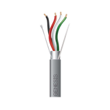 Carrete de 305 Metros (1000 Pies) / Cable 4 x 18 AWG / Color Gris / Blindado / Riser / Aplicaciones de Audio Control de Acceso y Automatización