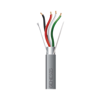 Carrete de 305 Metros (1000 Pies) / Cable 4 x 18 AWG / Color Gris / Blindado / Riser / Aplicaciones de Audio Control de Acceso y Automatización
