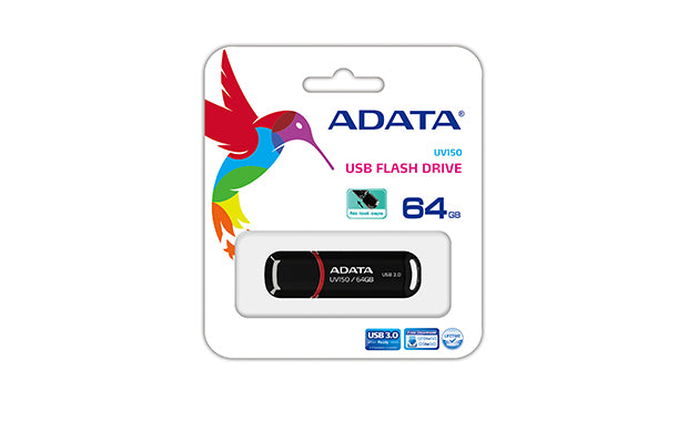 ADATA 64GB DashDrive UV150 Memoria Flash 64 GB USB tipo A 3.2 Gen 1 (3.1 Gen 1) Si