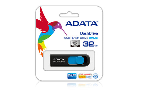 ADATA DashDrive UV128 128GB Memoria Flash 128 GB USB tipo A 3.2 Gen 1 (3.1 Gen 1) 90 MB/s