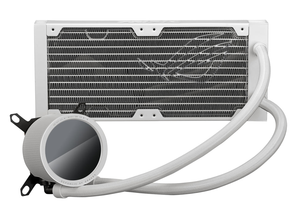 ASUS ROG Ryuo III 240 ARGB White Edition sistemas de refrigeración para ordenadores Procesador Kit de refrigeración líquida 12 mm 2200 RPM