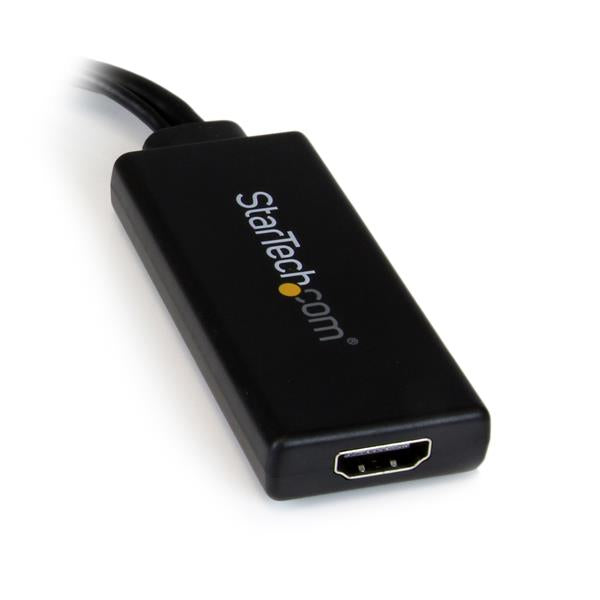 StarTech.com Adaptador VGA a HDMI con audio y alimentación USB – Convertidor VGA a HDMI portátil – 1080 p