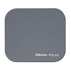 Fellowes Microban Mouse Pad Silver Ratón Plata