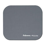 Fellowes Microban Mouse Pad Silver Ratón Plata