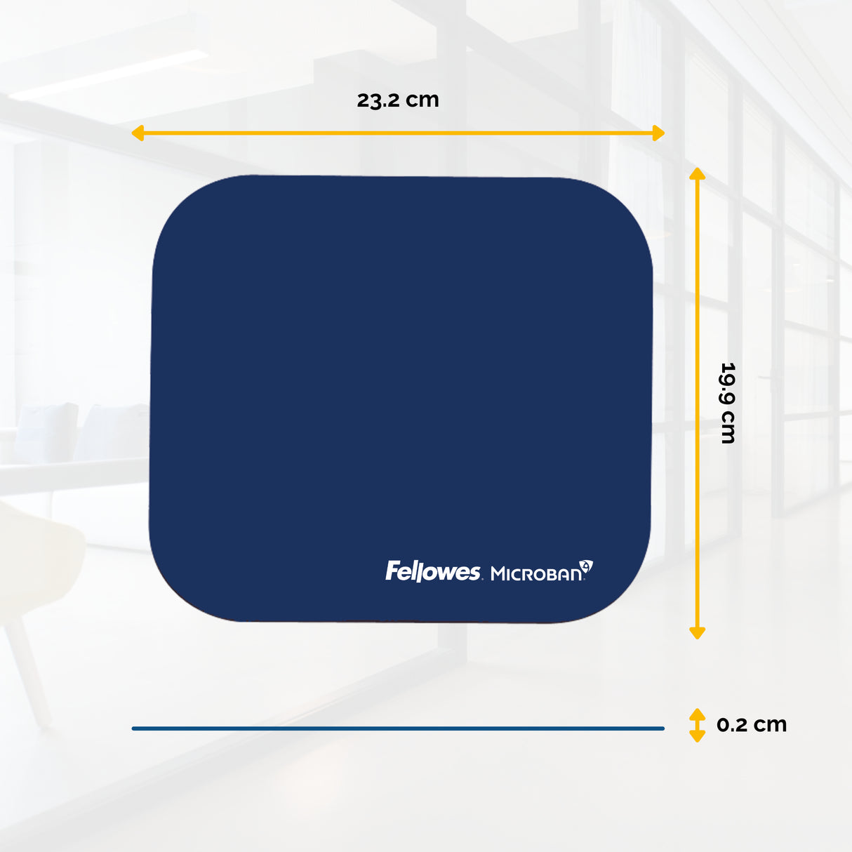 Mouse Pad Fellowes Azul Con Microban - 5933801