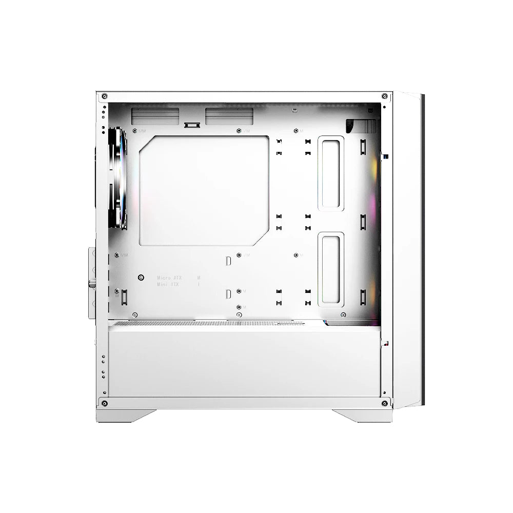Balam Rush Carbono Crystal 4000C Carcasas ordenador Mini Tower PC No