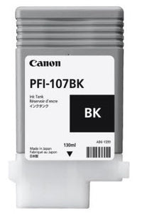 Canon PFI-107BK Cartucho de Tinta Tinta a base de pigmentos Impresión por inyección de tinta Canon imagePROGRAF 680/685/780/785 1 pieza(s)