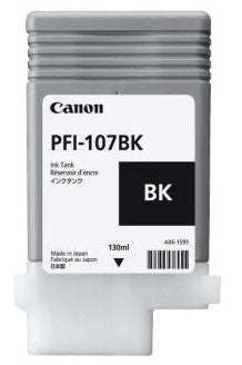 Canon PFI-107BK Cartucho de Tinta Tinta a base de pigmentos Impresión por inyección de tinta Canon imagePROGRAF 680/685/780/785 1 pieza(s)