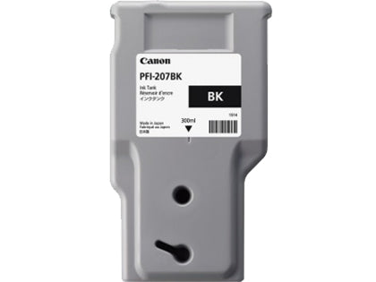 Canon PFI-207 BK Cartucho de Tinta Tinta a base de pigmentos 1 pieza(s) Original Tinta a base de pigmentos