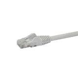 StarTech.com Cable de Red de 0,5m Blanco Cat6 UTP Ethernet Gigabit RJ45 sin Enganches Cables de red 0,5 m Cat6 RoHS