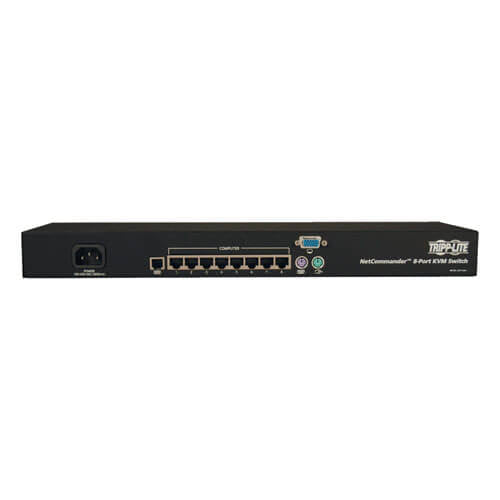 Tripp Lite B072-008-1 KVM Cat5 NetCommander de 8 puertos de 1U para Instalar en Rack