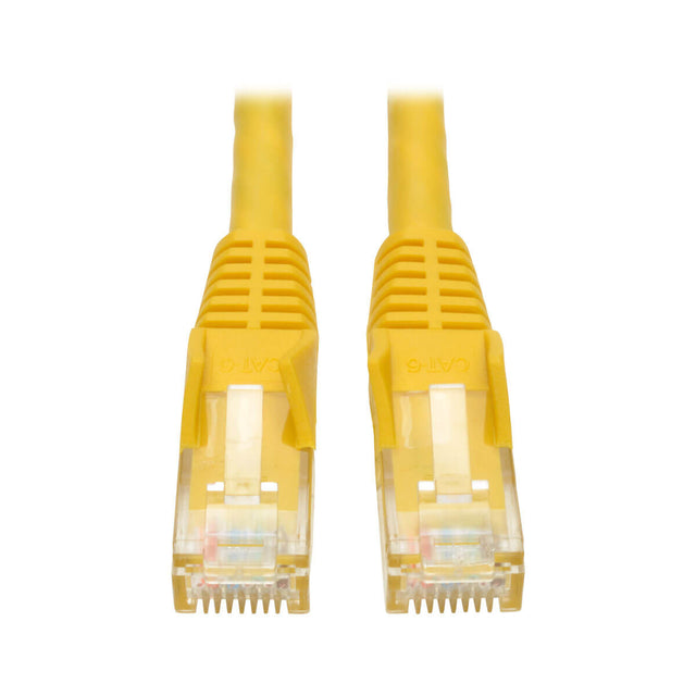 Tripp Lite N201-007-YW Cable Ethernet (UTP) Moldeado Snagless Cat6 Gigabit (RJ45 M/M), PoE, Amarillo, 2.13 m [7 pies]