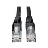 Tripp Lite N201-003-BK Cable Ethernet (UTP) Patch Moldeado Snagless Cat6 Gigabit (RJ45 M/M), Negro, 