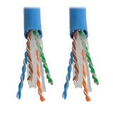 Tripp Lite N222-01K-BL Cable Ethernet a Granel de PVC UTP Cat6 Gigabit Núcleo Sólido, Azul, 304.8 m [1000 pies], TAA