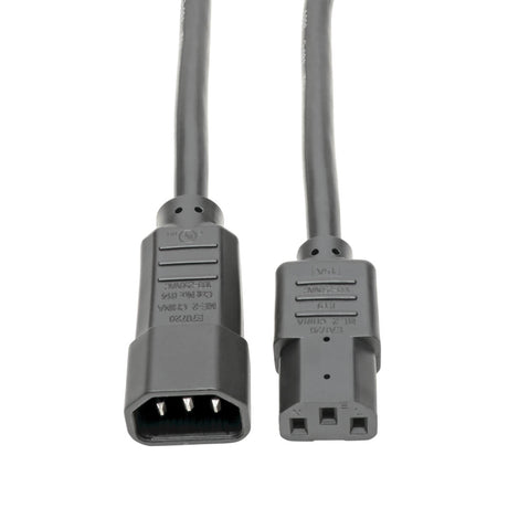 Tripp Lite P005-006 Cable de Alimentación para Servicio Pesado para PDU, C13 a C14 - 15A, 250V, 14 AWG, 1.83 m [6 pies],