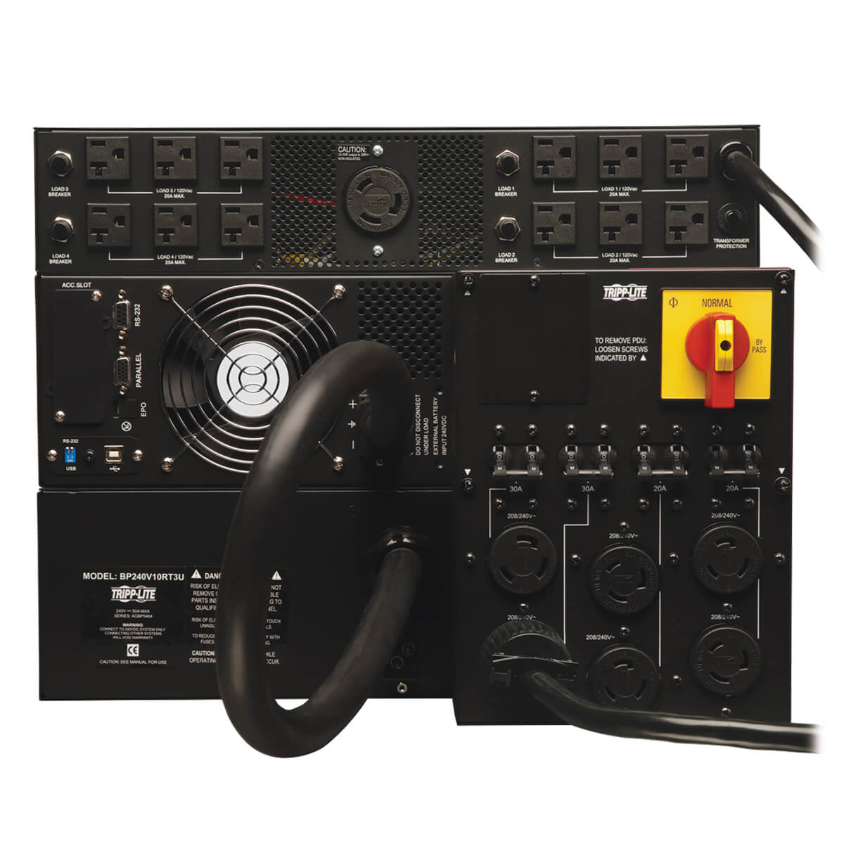 Tripp Lite SU8000RT3U1TF UPS SmartOnline de Doble Conversión 208V y 120V, 8kVA y 7.2kW, Torre / Rack en 8U, Autonomía Ex