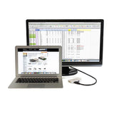 StarTech.com Adaptador Conversor de Mini DisplayPort a VGA DVI o HDMI - Convertidor A/V 3 en 1 para viajes - Blanco Cable Derecho Derecho 0,15 m Mini DisplayPort