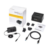 StarTech.com Docking Station de 2 Bahías USB 3.0 a SATA - Base de Acoplamiento USB de Discos Duros SSD SATA I/II/III de 