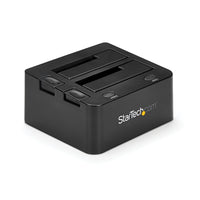 StarTech.com Docking Station de 2 Bahías USB 3.0 a SATA - Base de Acoplamiento USB de Discos Duros SSD SATA I/II/III de 2,5/3,5" - de Intercambio en C