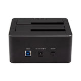 StarTech.com Docking Station de 2 Bahías USB 3.0 a SATA - Base de Acoplamiento USB de Discos Duros SSD SATA I/II/III de 2,5/3,5" - de Intercambio en C