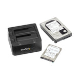StarTech.com Docking Station de 2 Bahías USB 3.0 a SATA - Base de Acoplamiento USB de Discos Duros SSD SATA I/II/III de 2,5/3,5" - de Intercambio en C