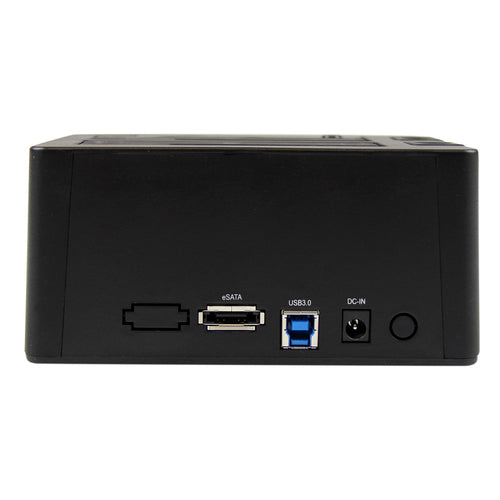 StarTech.com Docking Station eSATA USB 3.0 con UASP de 2 Bahías para Disco Duro o SSD SATA de 2,5 o 3,5 Pulgadas Bases d