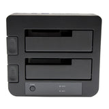 StarTech.com Docking Station eSATA USB 3.0 con UASP de 2 Bahías para Disco Duro o SSD SATA de 2,5 o 3,5 Pulgadas Bases d