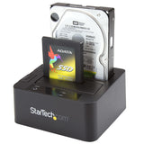 StarTech.com Docking Station eSATA USB 3.0 con UASP de 2 Bahías para Disco Duro o SSD SATA de 2,5 o 3,5 Pulgadas Bases d
