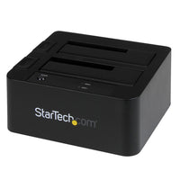 StarTech.com Docking Station eSATA USB 3.0 con UASP de 2 Bahías para Disco Duro o SSD SATA de 2,5 o 3,5 Pulgadas Bases d