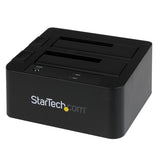StarTech.com Docking Station eSATA USB 3.0 con UASP de 2 Bahías para Disco Duro o SSD SATA de 2,5 o 3,5 Pulgadas Bases d