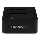 StarTech.com Docking Station eSATA USB 3.0 con UASP de 2 Bahías para Disco Duro o SSD SATA de 2,5 o 3,5 Pulgadas Bases d