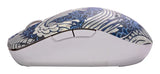 Naceb Technology Na-0138 ratón Ambidiestro RF inalámbrico 1600 DPI, Azul, Blanco