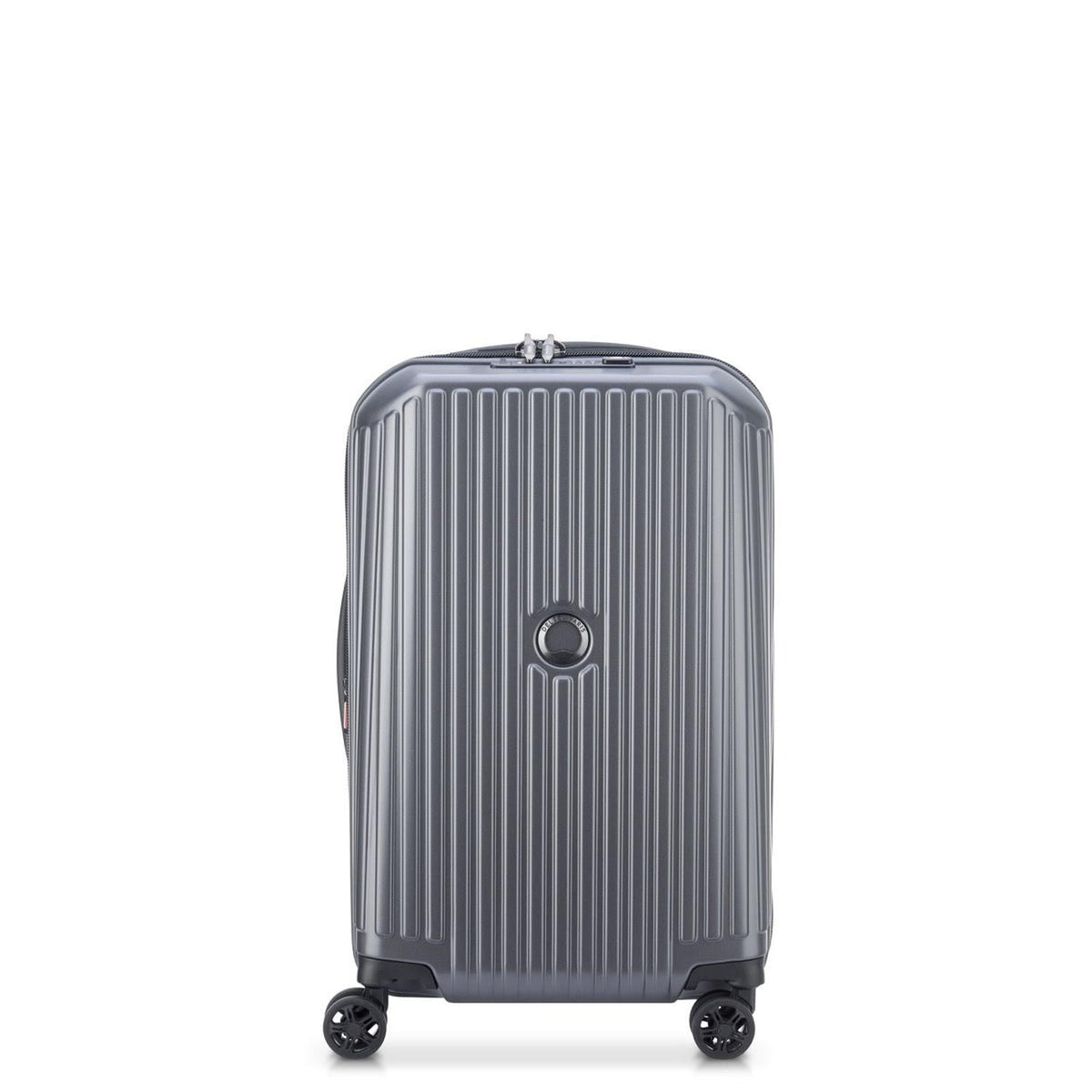 DELSEY MALETA SECURITIME ZIP RIGIDA 20 PULG PLATA