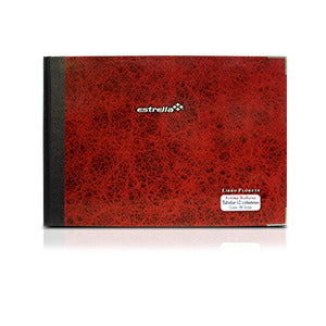 Estrella 0123 cuaderno y block 96 hojas Rojo