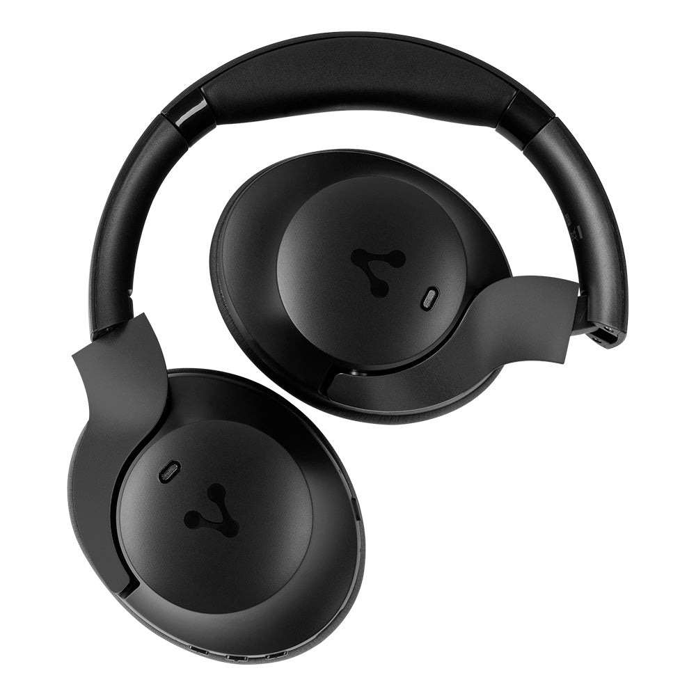 DIADEMA HPB-505 BLUETOOTH 5.0 CON ANC, 60 HRS DE AUTONOMÍA CON SONIDO PREMIUM, SUPER BASS Y BAJA LATENCIA