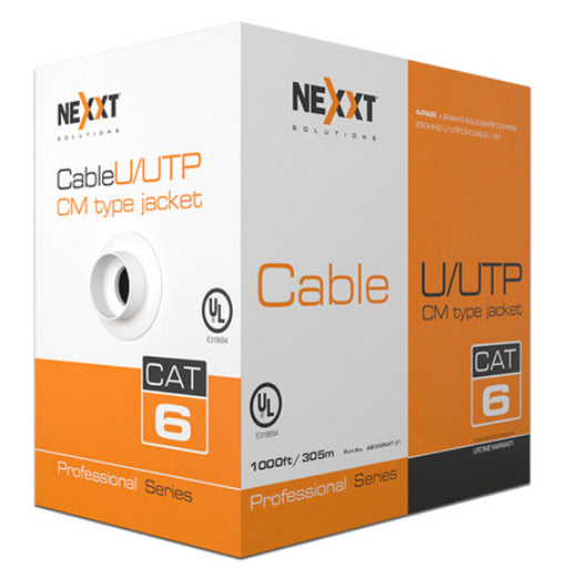 Nexxt Solutions AB356NXT16 cable de red Gris 305 m Cat6 U/UTP (UTP) | Cables de red