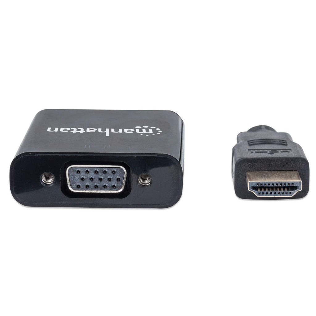 Manhattan Convertidor HDMI a VGA Cable Derecho Derecho Oro 0,3 m