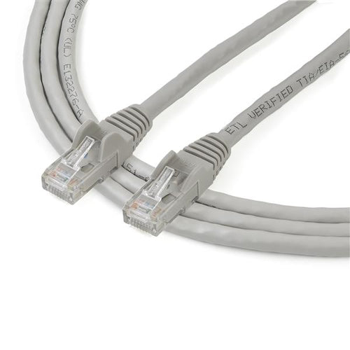 StarTech.com Cable de 2m Gris de Red Gigabit Cat6 Ethernet RJ45 sin Enganche - Snagless Cables de red 2 m Cat6 RoHS