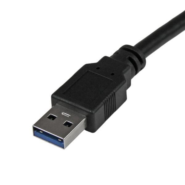 StarTech.com Cable de 91cm Adaptador USB 3.0 a eSATA para Disco Duro o SSD - SATA de 6 Gbps Cable USB A Macho Hembra Si