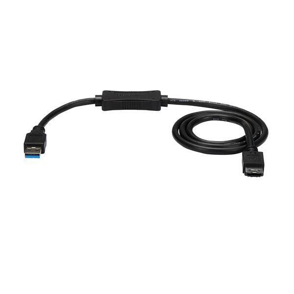 StarTech.com Cable de 91cm Adaptador USB 3.0 a eSATA para Disco Duro o SSD - SATA de 6 Gbps Cable USB A Macho Hembra Si