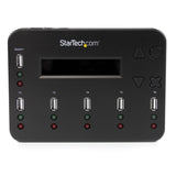 StarTech.com Clonador Autónomo 1:5 para Memorias USB - Copiador de Unidades de Memoria USB - Copia Sector por Sector de Sistema y Archivos - 1.5