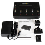 StarTech.com Clonador Autónomo 1:5 para Memorias USB - Copiador de Unidades de Memoria USB - Copia Sector por Sector de Sistema y Archivos - 1.5