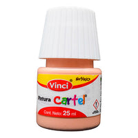 Pintura Cartel Vinci 25 ml Rojo Carne Imitación #67B Caja c/10 piezas