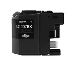 Brother LC-207BK cartucho de tinta 1 pieza(s) Original Extra (Súper) alto rendimiento Negro, Tinta a base de pigmentos