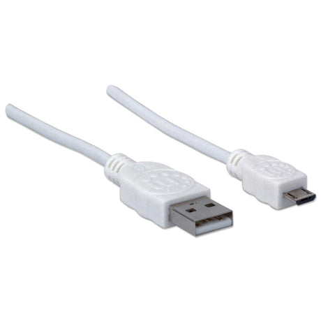 Manhattan Cable para Dispositivos USB Micro-B de Alta Velocidad Cable USB 2.0 USB A Micro-USB B Macho/Macho