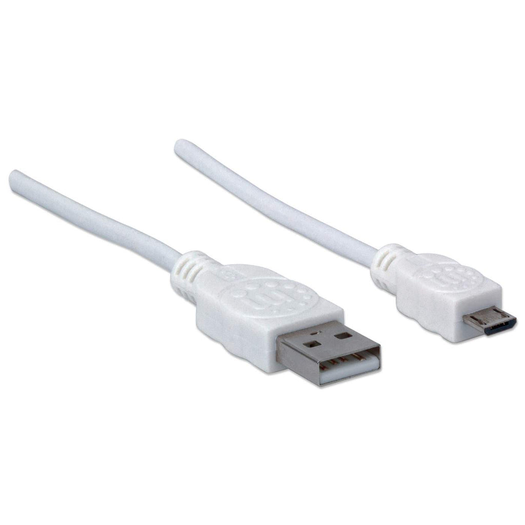 Manhattan Cable para Dispositivos USB Micro-B de Alta Velocidad Cable USB 2.0 USB A Micro-USB B Macho/Macho